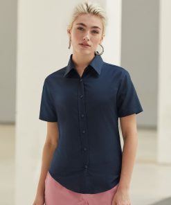 Womens Oxford short sleeve shirt