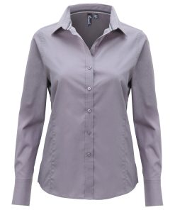 Womens long sleeve fitted Friday bar shirt