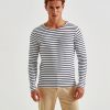 Mens Mariniï¿½re coastal long sleeve tee