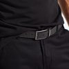 Mens two-way leather belt