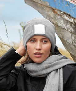 Appliquï¿½ patch beanie