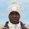 Appliquï¿½ patch pom beanie