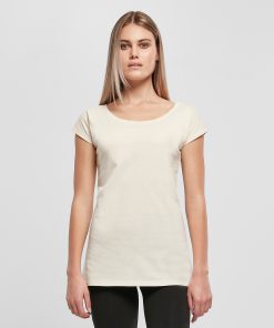 Womens wide neck tee