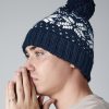 Fair Isle snowstarï¿½ beanie