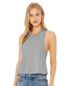 Womens racerback cropped tank