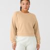 Womens raglan pullover fleece