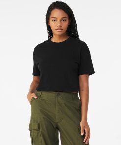Womenï¿½s Jersey crop tee