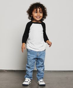 Toddler ï¿½ sleeve baseball tee