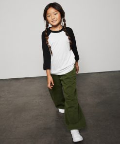Youth ï¿½ sleeve baseball tee