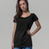 Womens wide neck tee