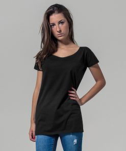 Womens wide neck tee
