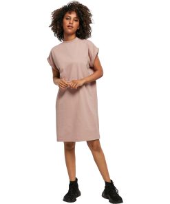 Womens turtle extended shoulder dress