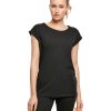 Womens organic extended shoulder tee