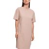 Womens organic oversizes slit tee dress