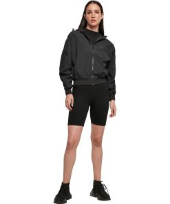 Womens crinkle batwing jacket