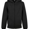 Organic kids basic zip hoodie