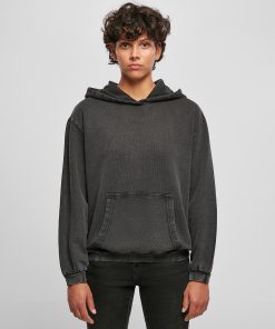Womens acid washed oversized hoodie