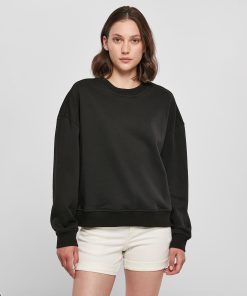Womenï¿½s oversized crew neck sweatshirt