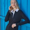 Womens long sleeve plain rugby shirt