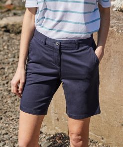 Womens stretch chino shorts