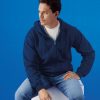 Softstyleï¿½ midweight fleece adult full-zip hooded sweatshirt