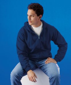 Softstyleï¿½ midweight fleece adult full-zip hooded sweatshirt
