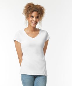 Softstyleï¿½ womens v-neck t-shirt