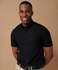 Modern short sleeve Oxford shirt
