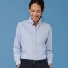 Womens 65/35 flat fronted chino trousers