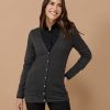 Womens v-button cardigan