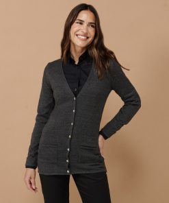 Womens v-button cardigan