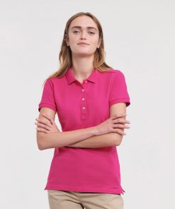 Womens stretch polo