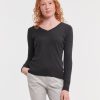 Womens v-neck knitted sweater