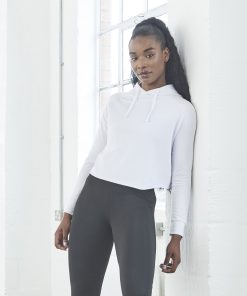 Womens cross back hoodie