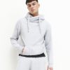 Cross neck hoodie