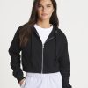 Womens fashion cropped zoodie
