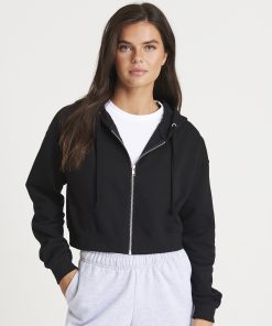 Womens fashion cropped zoodie