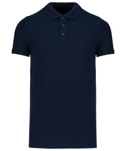 Mens organic piquï¿½ short-sleeved polo shirt