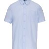 Mens short-sleeved Oxford shirt