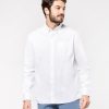 Mens Nevada long sleeve cotton shirt
