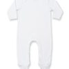 Contrast long sleeve sleepsuit