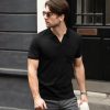 Harvard v-neck ï¿½ stretch deluxe polo