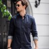 Torrance slim fit ï¿½ raw and stylish denim shirt