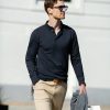 Carlington ï¿½ deluxe long sleeve polo