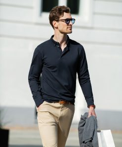Carlington ï¿½ deluxe long sleeve polo