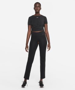 Womenï¿½s Nike One Luxe Dri-FIT short sleeve standard twist top