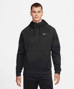 Nike menï¿½s 1/4 zip fitness hoodie