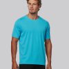 Mens short-sleeved sports T-shirt