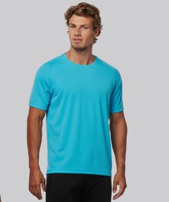 Mens short-sleeved sports T-shirt