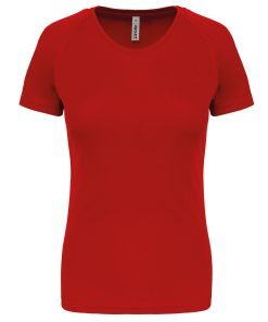 Ladies short-sleeved sports T-shirt